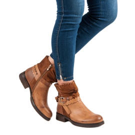 SDS Smeđe radne čizme smeđa 1