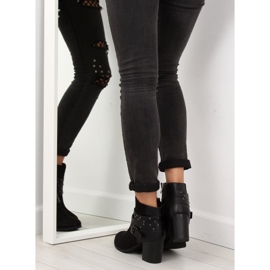 Čizme na stabilnoj peti crne G-36 crne crna 2