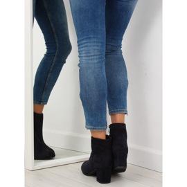 Tamnoplave čizme s visokim potpeticama F780 plave tamnoplava 1