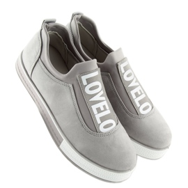 Siva Ženske sive tenisice X-9707 Siva 2