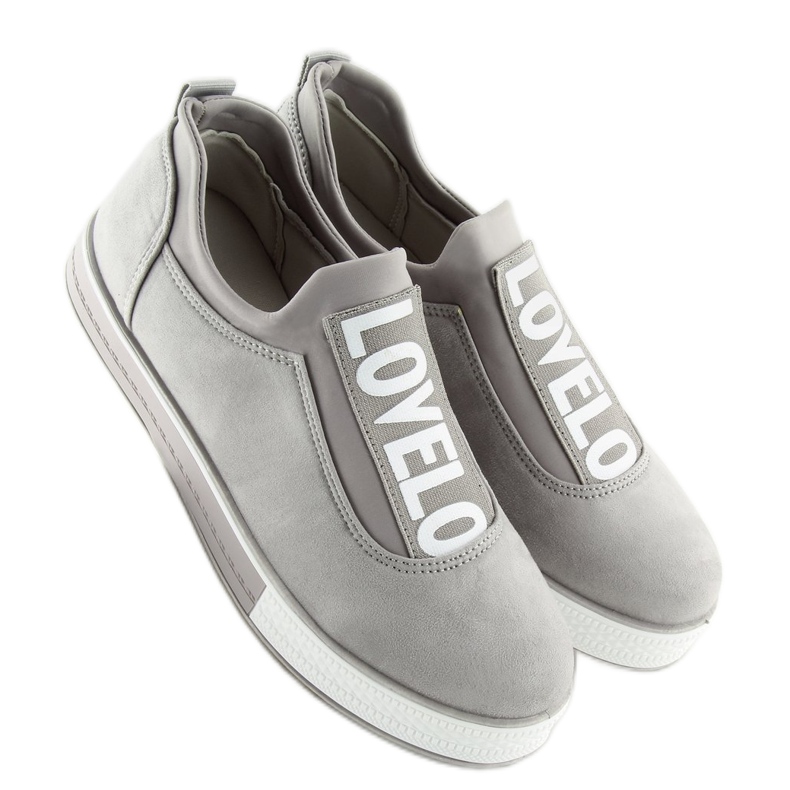 Siva Ženske sive tenisice X-9707 Siva 2