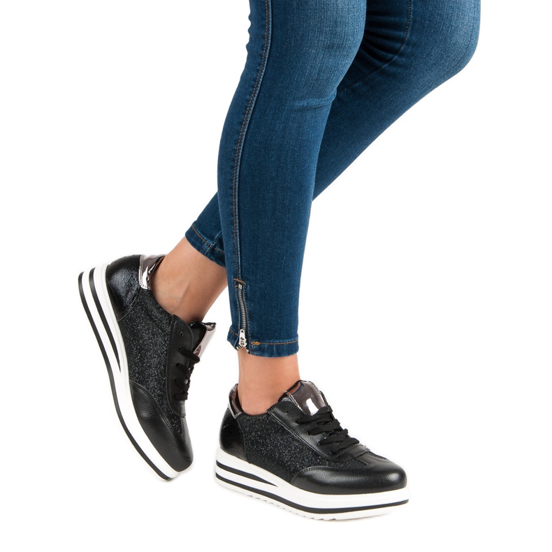 Fama Modne tenisice crna 1