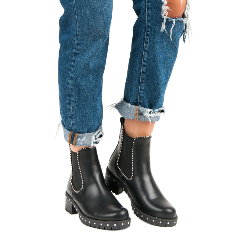 Bestelle Rock Boot čizme Jodhpur crno 1