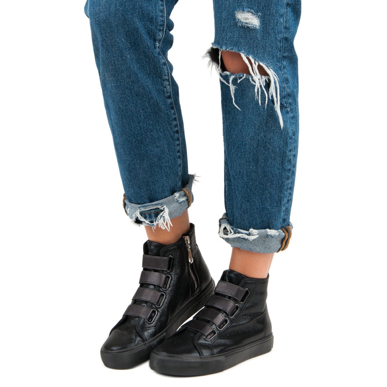 Crne tenisice iznad gležnja crno 1