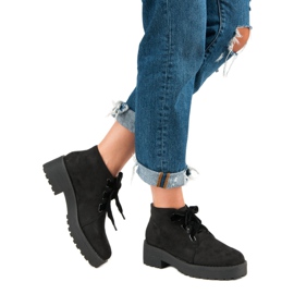 Anesia Paris Modne čizme od antilopa crna 2