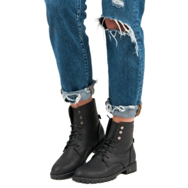 Balada Radne čizme na vezanje crno 1