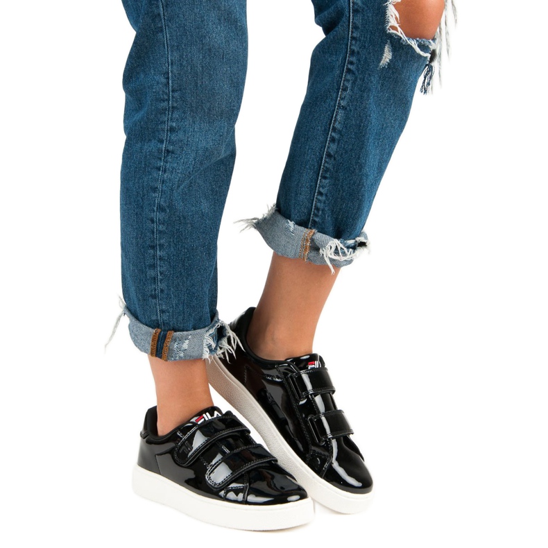 Fila Upstage Velcro Low Wmn crna 1