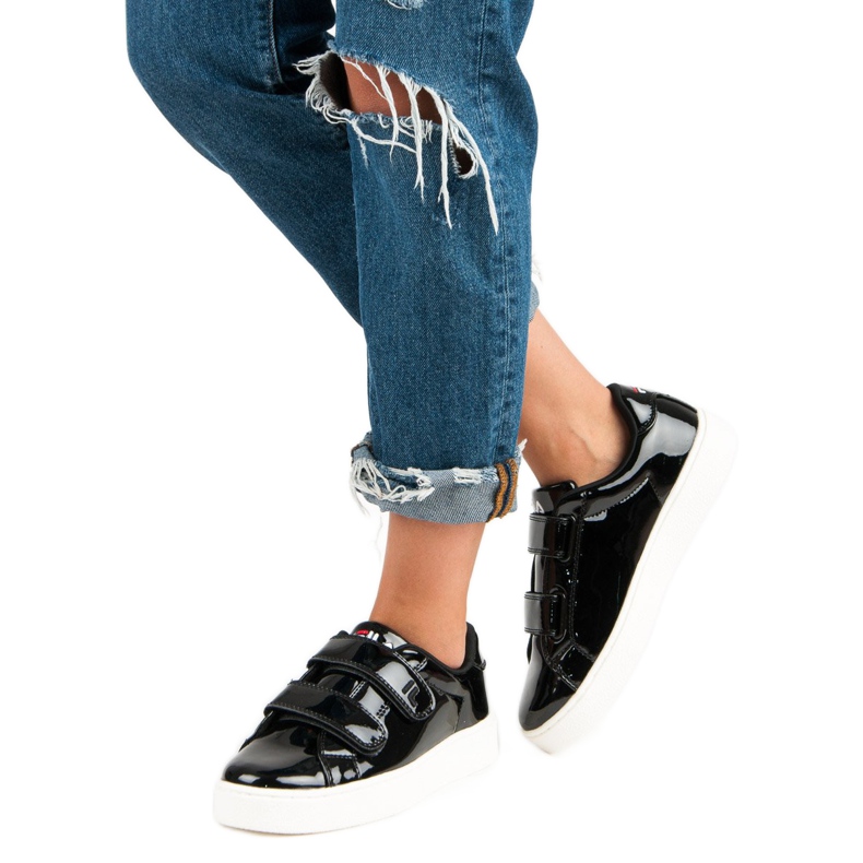 Fila Upstage Velcro Low Wmn crna 2