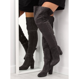 Siva visoka potpetica 539-1 Siva 2