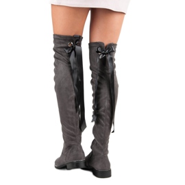 Seastar Elegantne čizme od antilopa siva 2