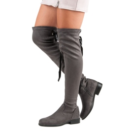 Seastar Elegantne čizme od antilopa siva 1