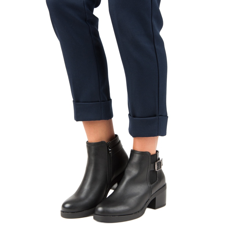 Anesia Paris Udobne čizme Chelsea crno 1