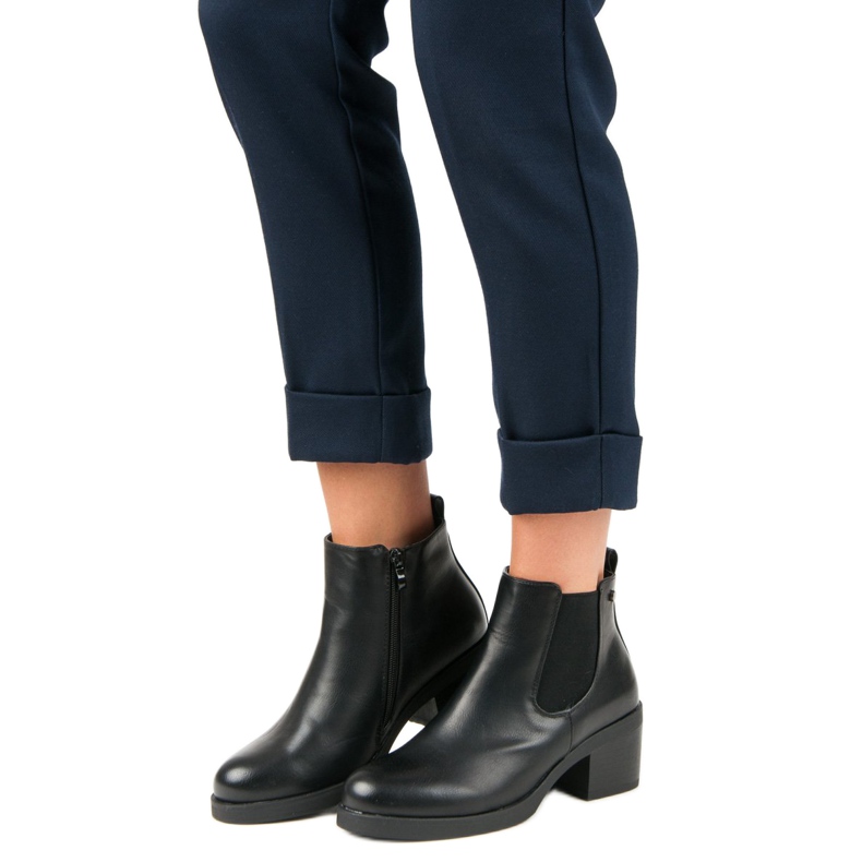 Anesia Paris Klasične čizme Jodhpur čizme crno 1