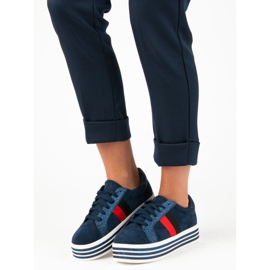 Tenisice na platformi VICES plava 1