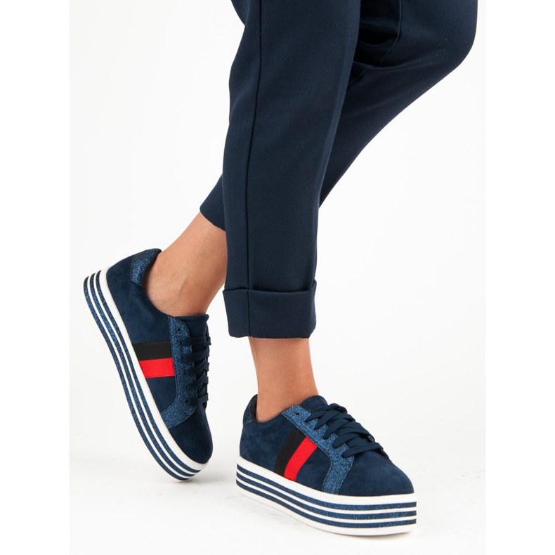 Tenisice na platformi VICES plava 2