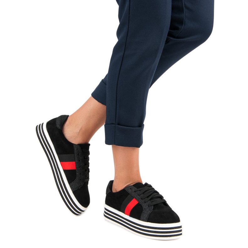 Tenisice na platformi VICES crna 2