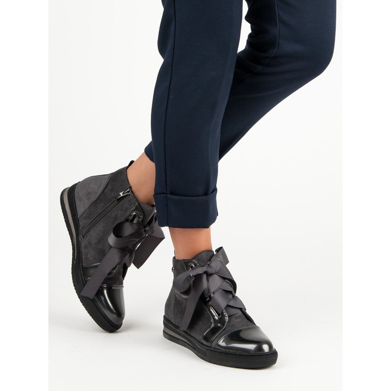 Filippo Elegantne tenisice iznad gležnja siva 2