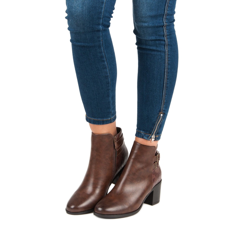 Filippo Klasične čizme s visokim potpeticama smeđa 1