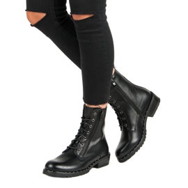 Filippo Vezane čizme radnika crna 1