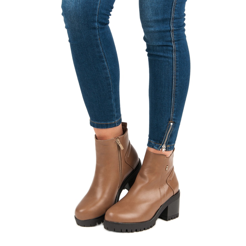 Smeđe štikle smeđa 2