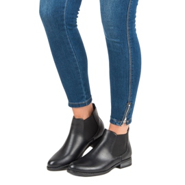 Niske čizme Jodhpur čizme crno 1