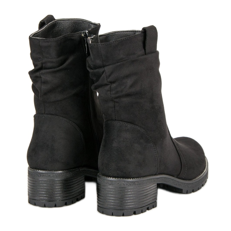 Lucky Shoes Radnici od antilopa crna 1