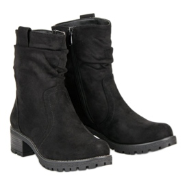 Lucky Shoes Radnici od antilopa crno 2