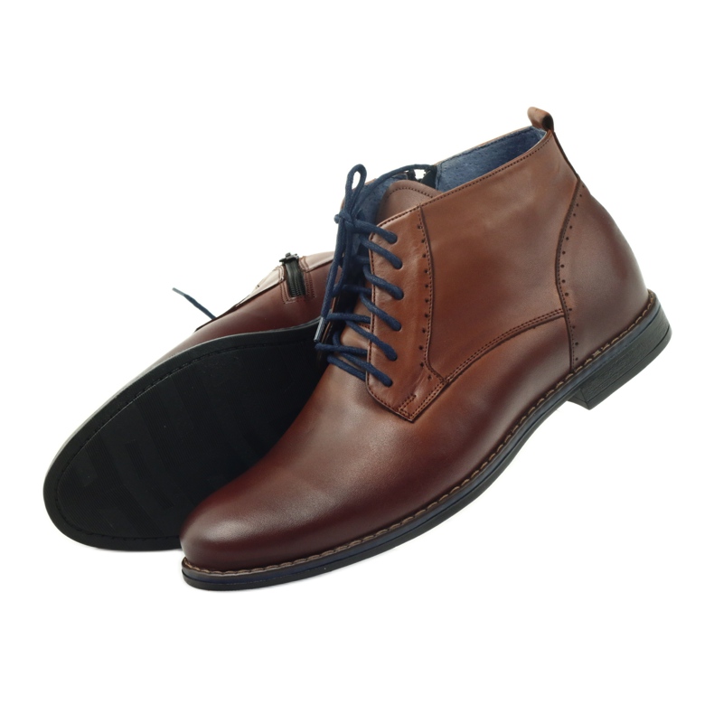 Zimske čizme s patentnim zatvaračem, Nikopol 677 smeđe smeđa 4