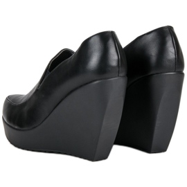 J. Star Crne štikle na klin crna 2