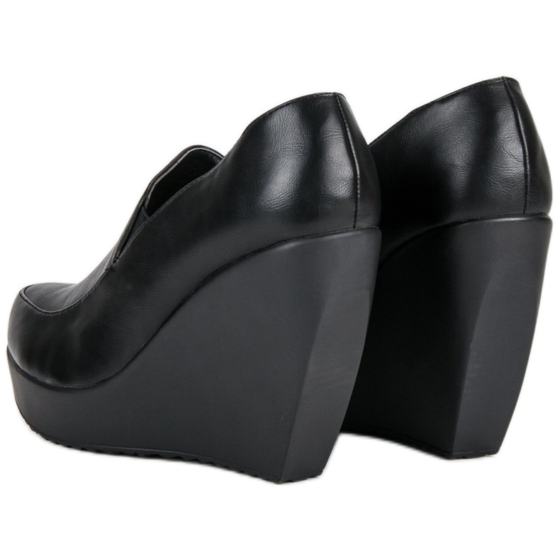 J. Star Crne štikle na klin crno 2