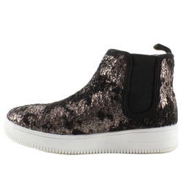 Dječje čizme Chelsea sa sportskim potplatom crna 2