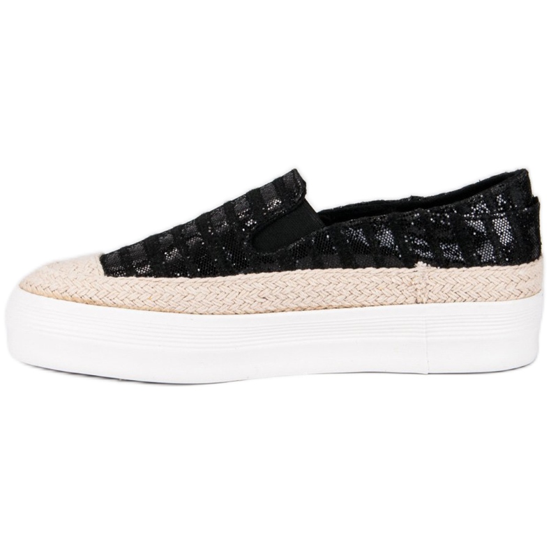 J. Star Crne espadrile crno 1