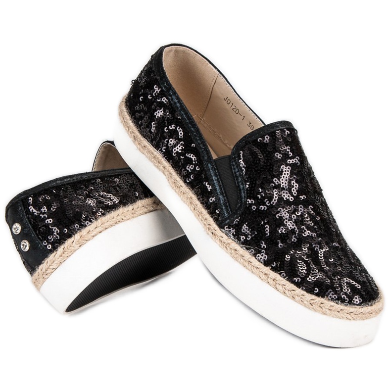 J. Star Modne ženske tenisice crna 1