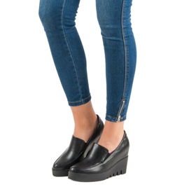 J. Star Elegantne cipele na klin crna 1