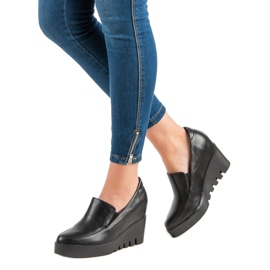 J. Star Elegantne cipele na klin crno 2