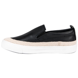 J. Star Espadrile Slipony crno 1