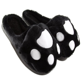 Crne ženske crne papuče DD93 crne crna 2