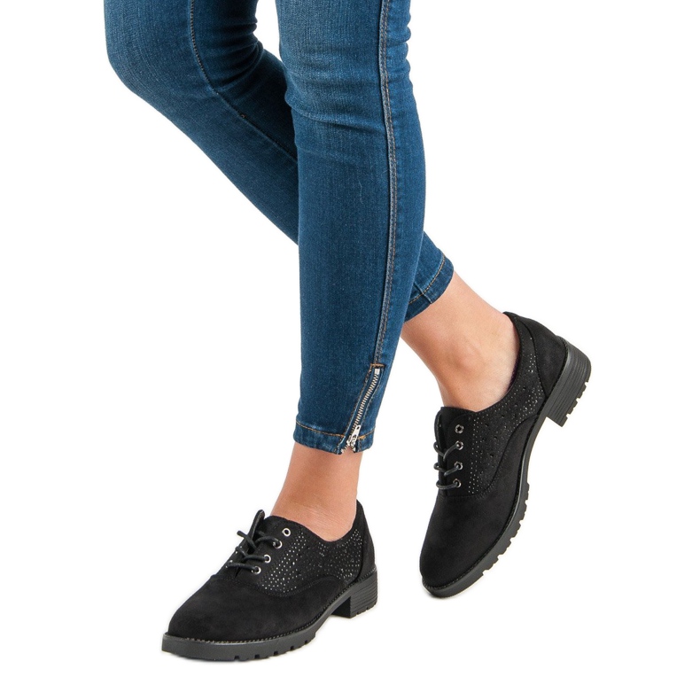 Crne cipele od antilopa crna 2