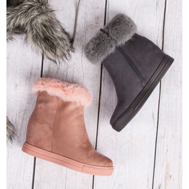 Seastar Ružičaste čizme na klin ružičasta 1