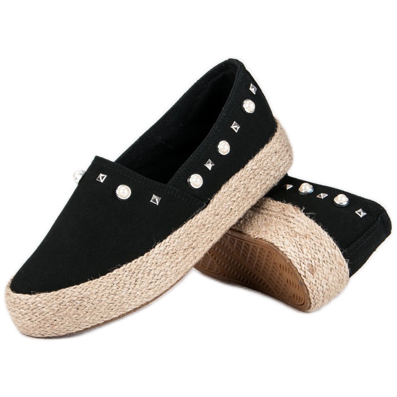 J. Star Crne espadrile crna 1