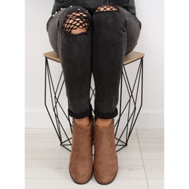 Ženske bež čizme L3526 Khaki 2