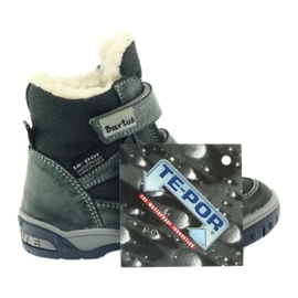 Kožne čizme s membranskim čizmama Bartuś siva 5