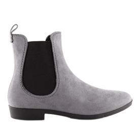 Sivi ženski galoši sivi D61 Sivi siva 1