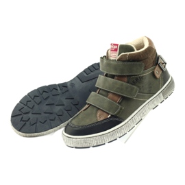 Zimske sportske cipele American Club 17779 crna smeđa zelena 3