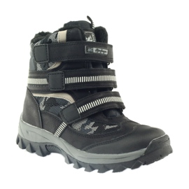 American Club Američke čizme čizme zimske čizme 87433 crne bijela crna siva 1