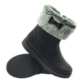 American Club Zimske čizme američke visoke čizme s krznom crno 3