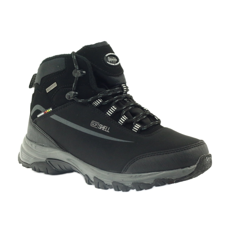 American Club Softshell treking s membranom crna 1