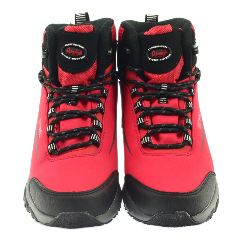 American Club Softshell treking s membranom crno crvena 3