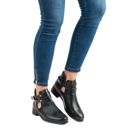 Crne modne čizme crna 1