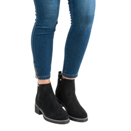 Vices Suede Chelsea čizme poroci crno 1